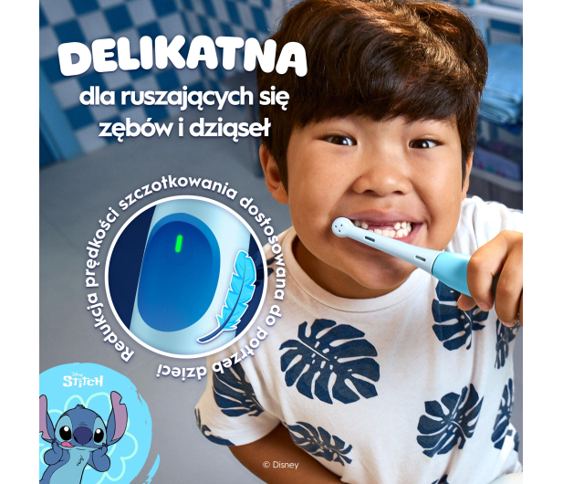 Oral-B SZCZOTECZKA MAGNETYCZNA ORAL-B IO KIDS AKU PROIO2 STITCH+ETU - 1500416 - zdjęcie 6